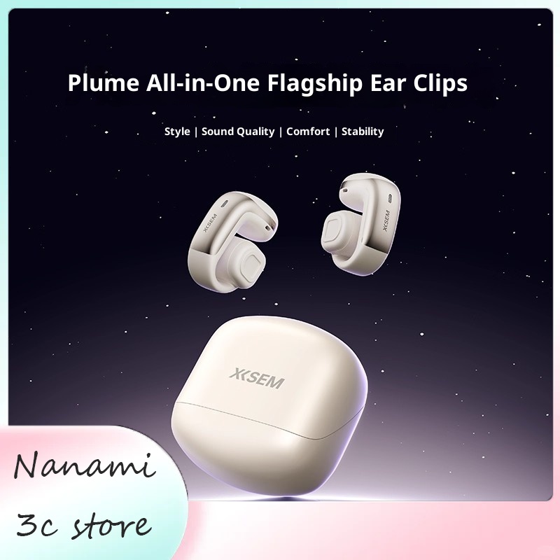 Video Games - XISEM Plume Open Ear Clip Headphones,