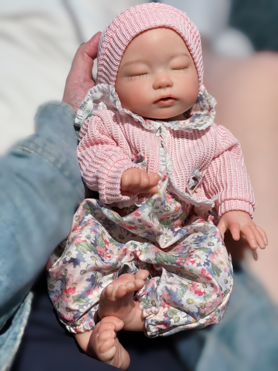 13.7 Inch 35 cm Full Body Soft - Reborn Baby Doll Silicone Realistic recension och pris