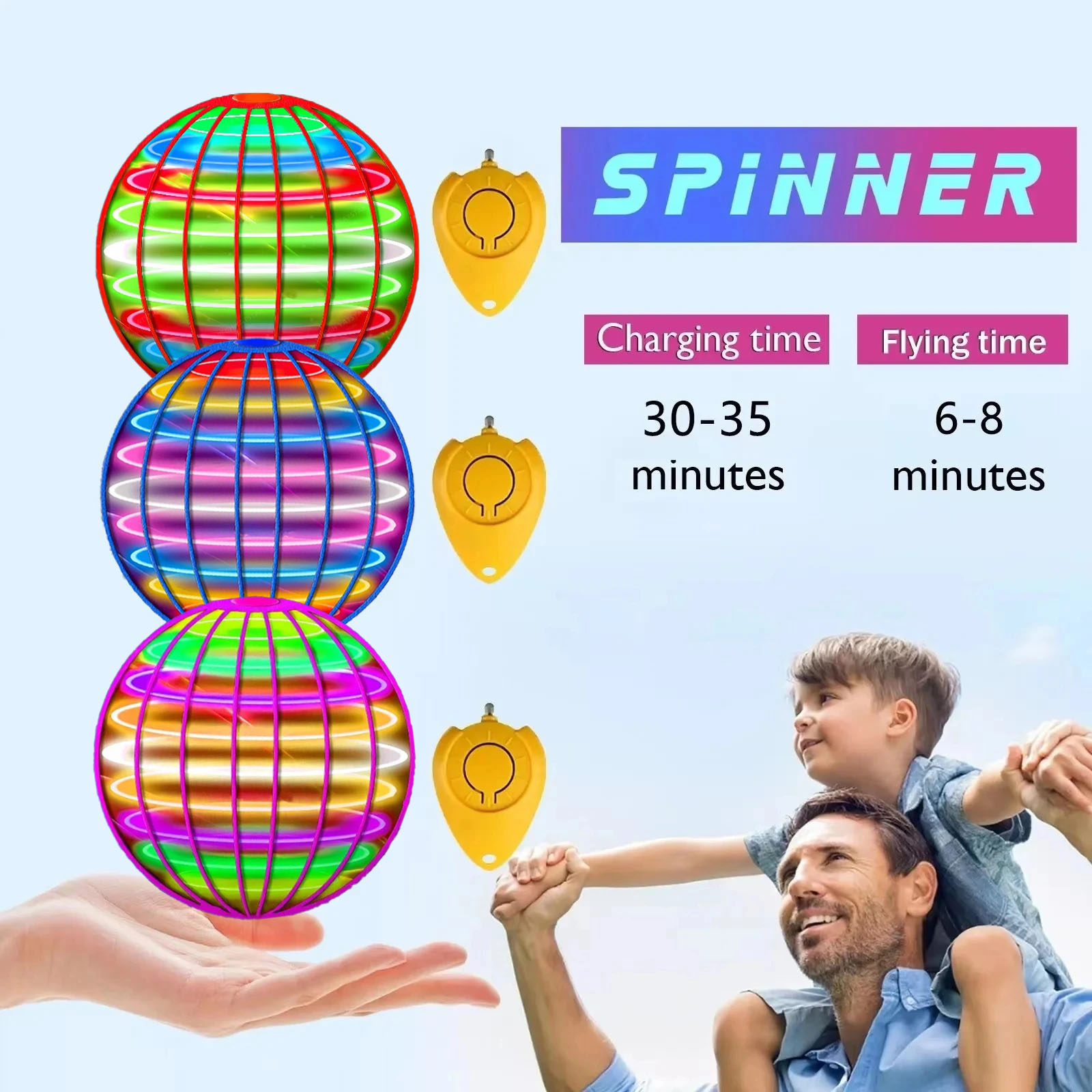 Flying Ball Spinner Boomerang  - Stem Solar Robot Kit For Kids recension och pris