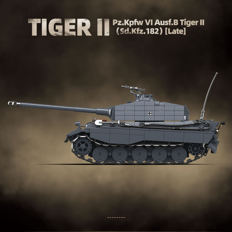 WW2 Military The King Tiger He - Lego Compatible Military Tank recension och pris