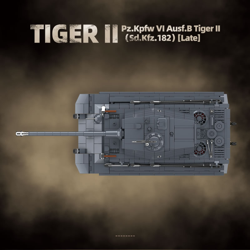 WW2 Military The King Tiger He - Lego Compatible Military Tank recension och pris