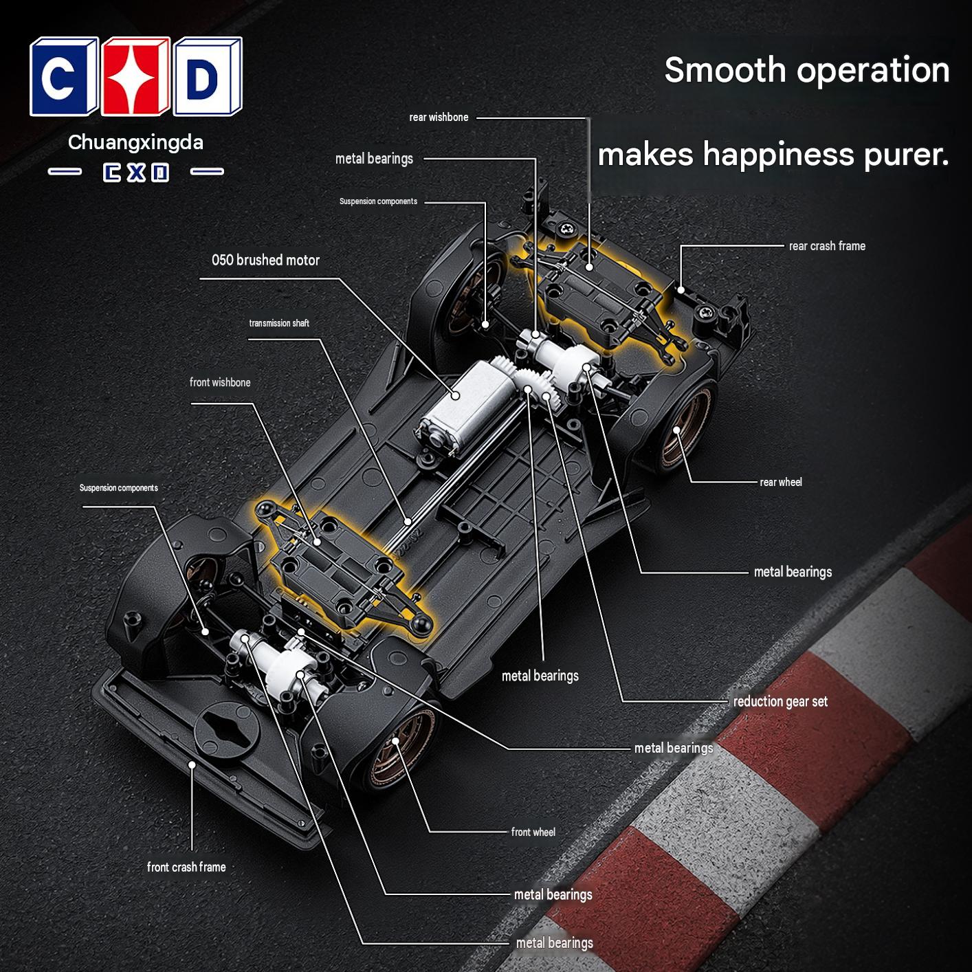 CXD2401 1/24 RC Drift Car 2.4G - Rc Drift Car 1 24 Scale 4Wd recension och pris