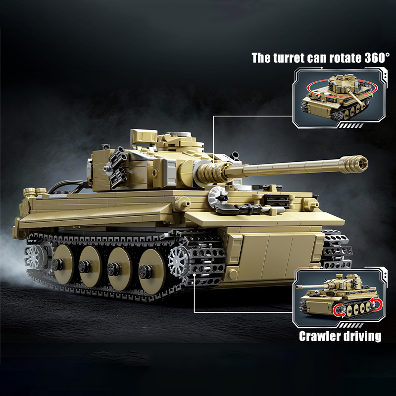 Military 1000Pcs Germany Tiger - Lego Compatible Military Tank recension och pris
