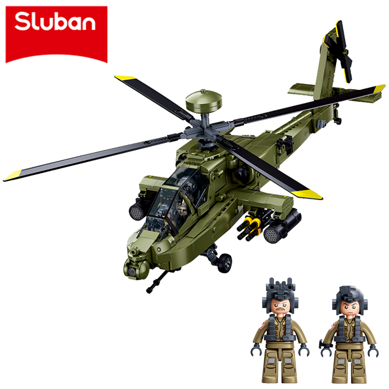 Sluban M38‑B1536 Boeing AH‑64D - Lego Compatible Military Tank recension och pris