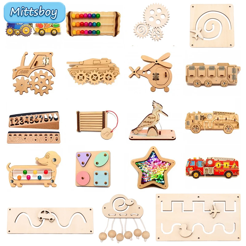 DIY Busy Board Montessori Hot  - Montessori Wooden Busy Board Toddler recension och pris