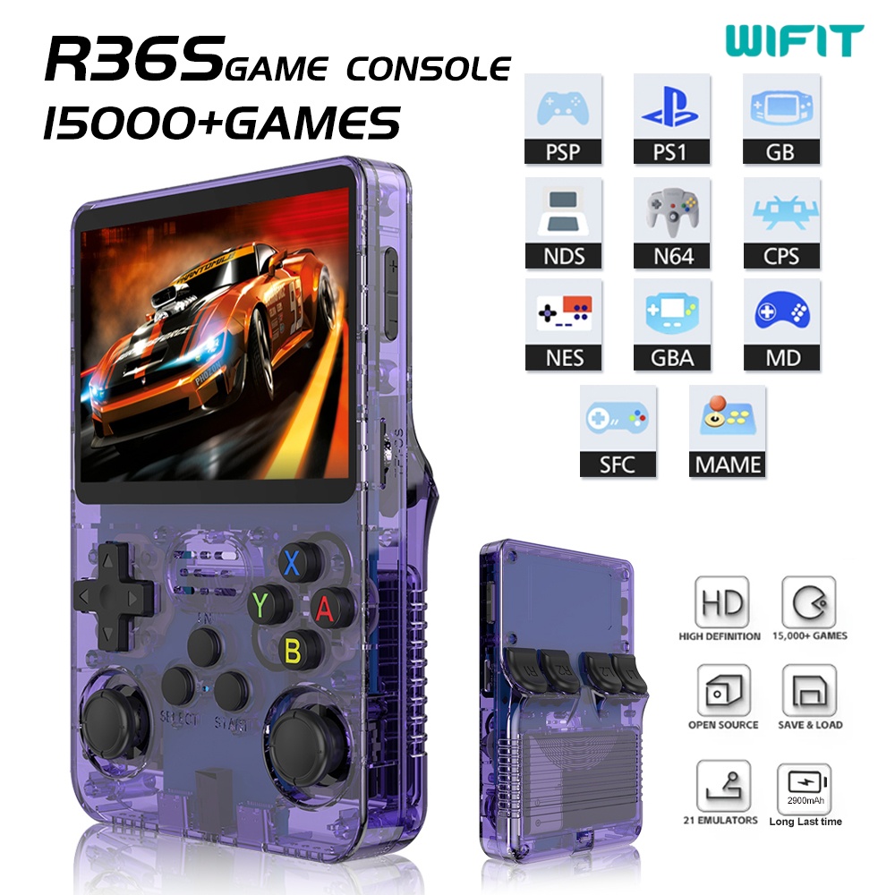 R36s handheld game console por - Retro Handheld Game Console R36S recension och pris