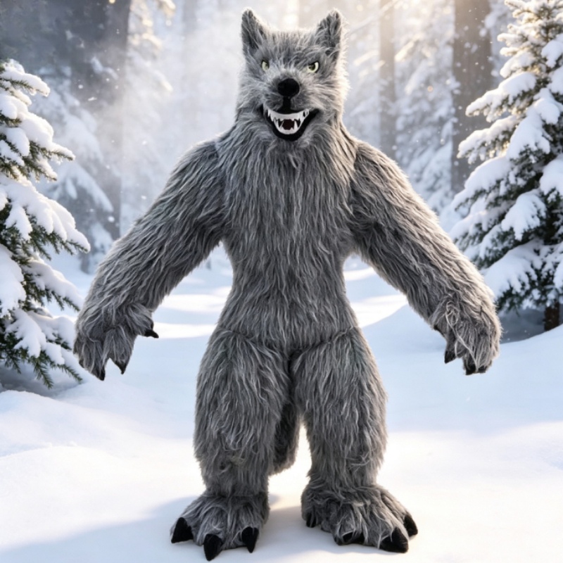 Giant Inflatable Grey Wolf Mas - Dolls recension och pris