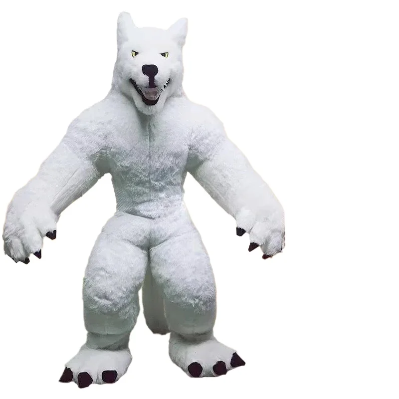 Giant Inflatable Grey Wolf Mas - Dolls recension och pris