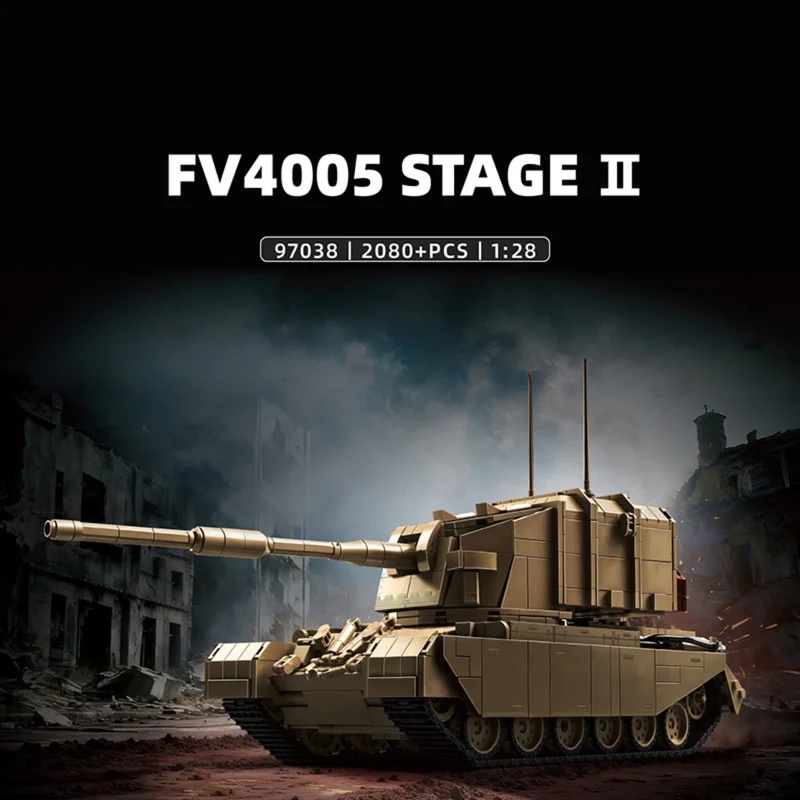 2080pcs British FV4005 Heavy A - Lego Compatible Military Tank recension och pris