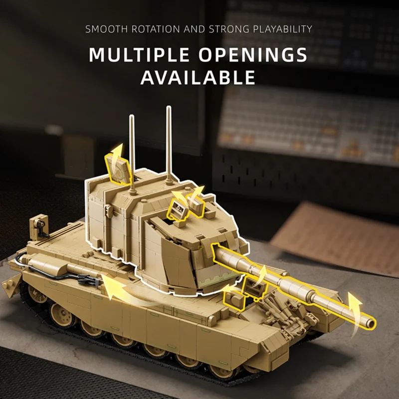 2080pcs British FV4005 Heavy A - Lego Compatible Military Tank recension och pris