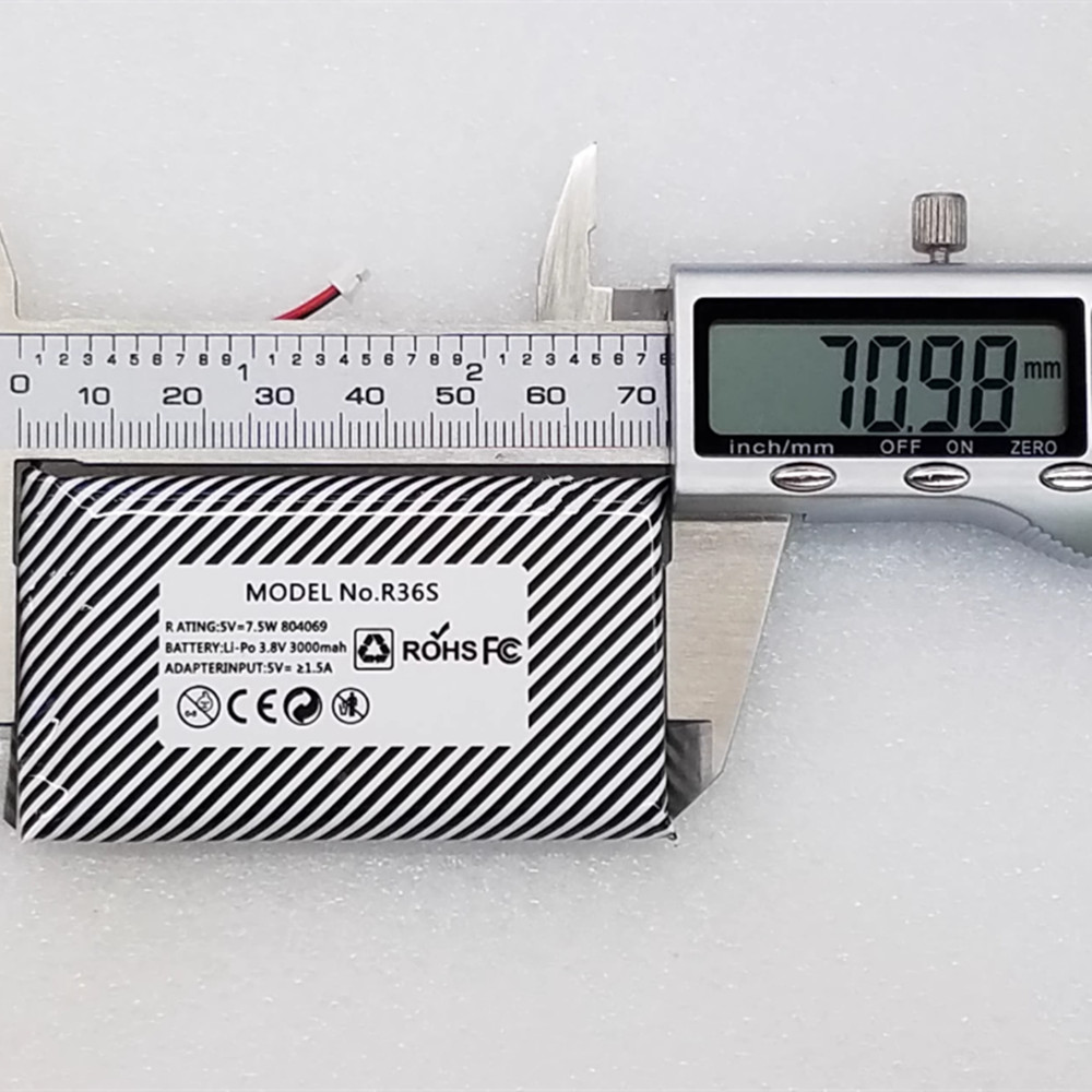 Battery For 3.7V 3100mAh For O - Retro Handheld Game Console R36S recension och pris