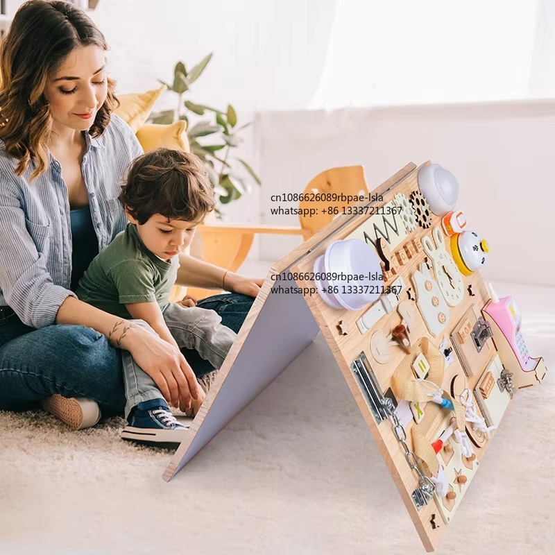 Montessori Busy Board Wooden S - Montessori Wooden Busy Board Toddler recension och pris