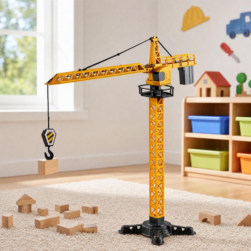 Tower Crane Toy Simulated Cons - Educational Toys recension och pris
